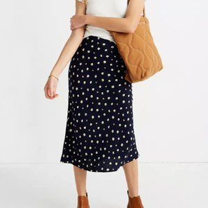 MADEWELL - Midi Slip Skirt in Daisy Dots - 6